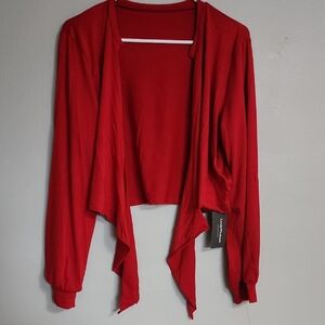 Red Women's Crop Top